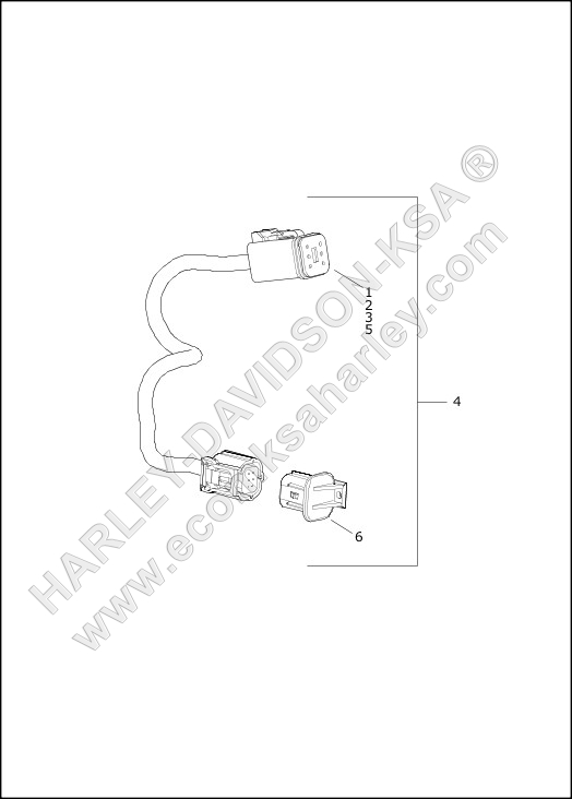 WIRING HARNESS, ON BOARD DIAGNOSTICS JUMPER (OBD) (CHINA ONLY)